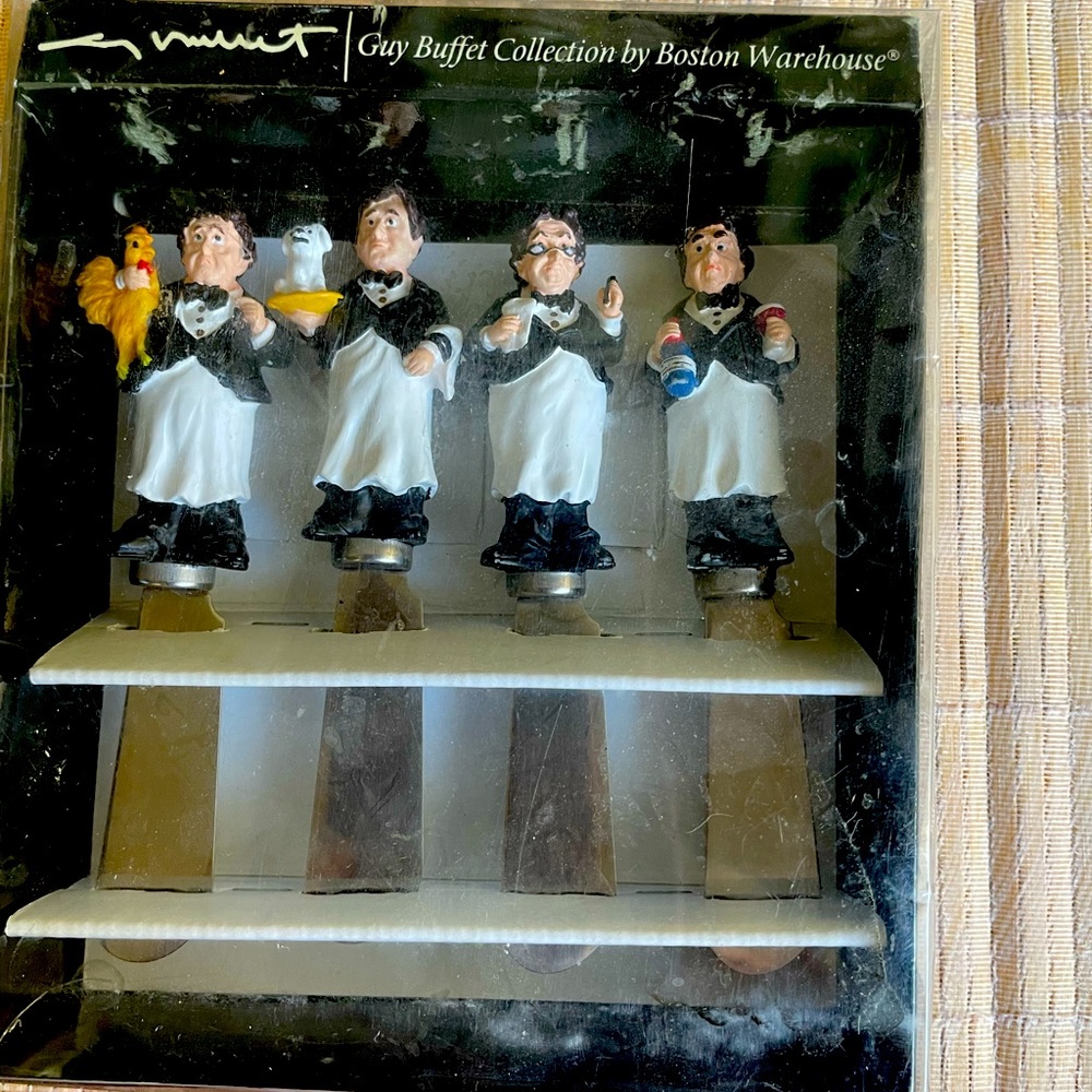 Guy Buffet Collection, Stainless Spreaders, Chefs, Set of 4